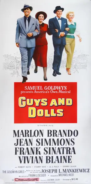 Guys and Dolls (1955) original movie poster for sale at Originalfilmart