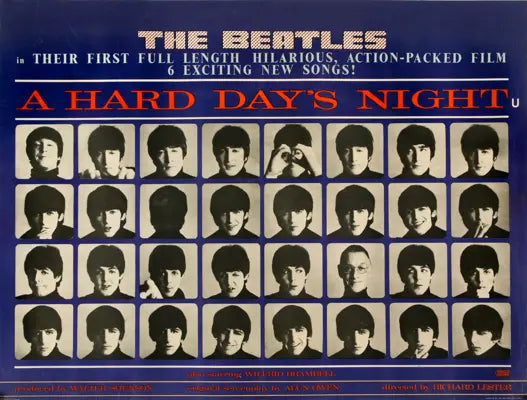 Hard Day's Night (1964) original movie poster for sale at Originalfilmart