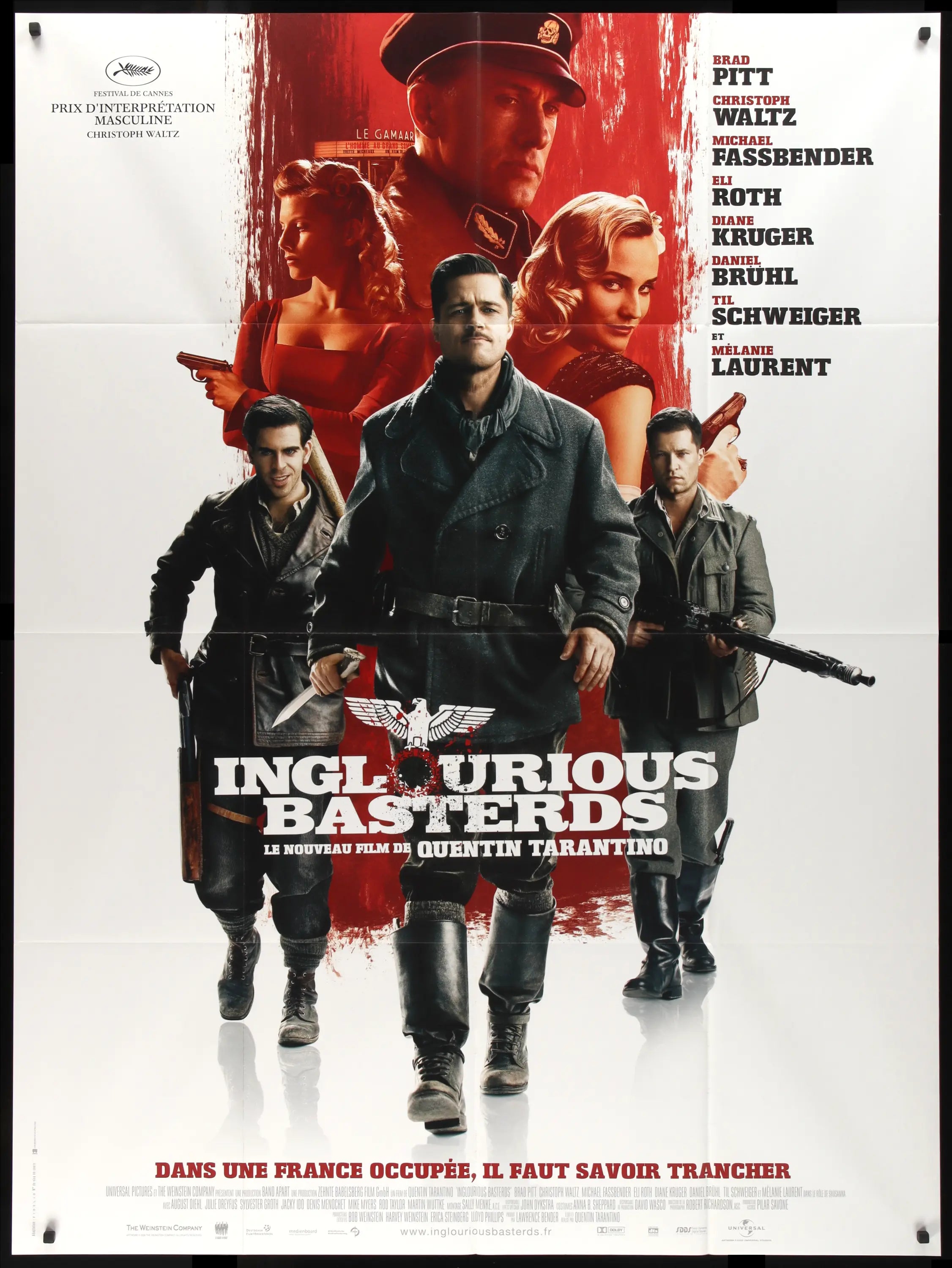Inglourious Basterds (2009) original movie poster for sale at Originalfilmart