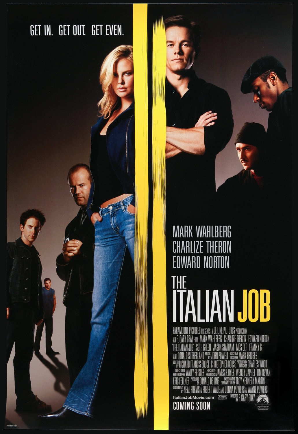 Italian Job (2003) original movie poster for sale at Originalfilmart