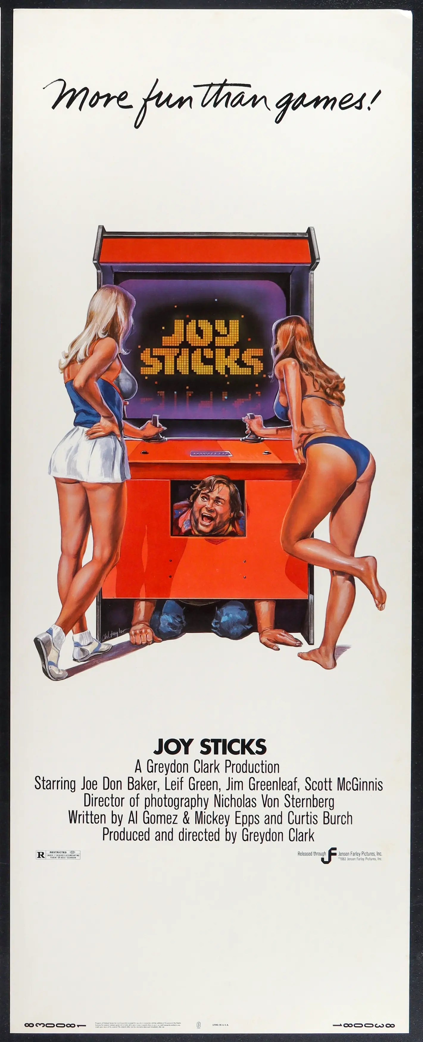 Joysticks (1983) original movie poster for sale at Originalfilmart