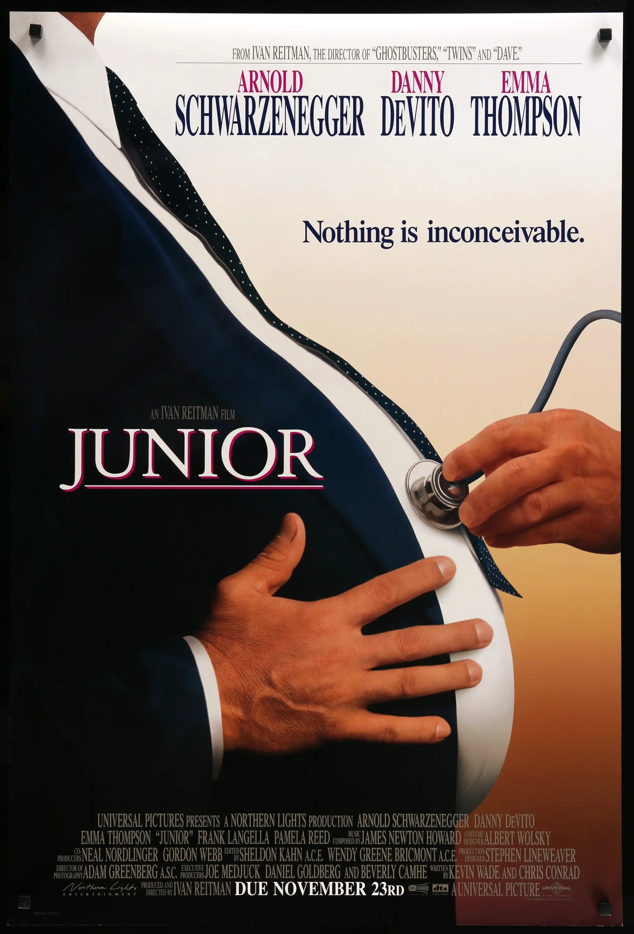 Junior (1994) original movie poster for sale at Originalfilmart