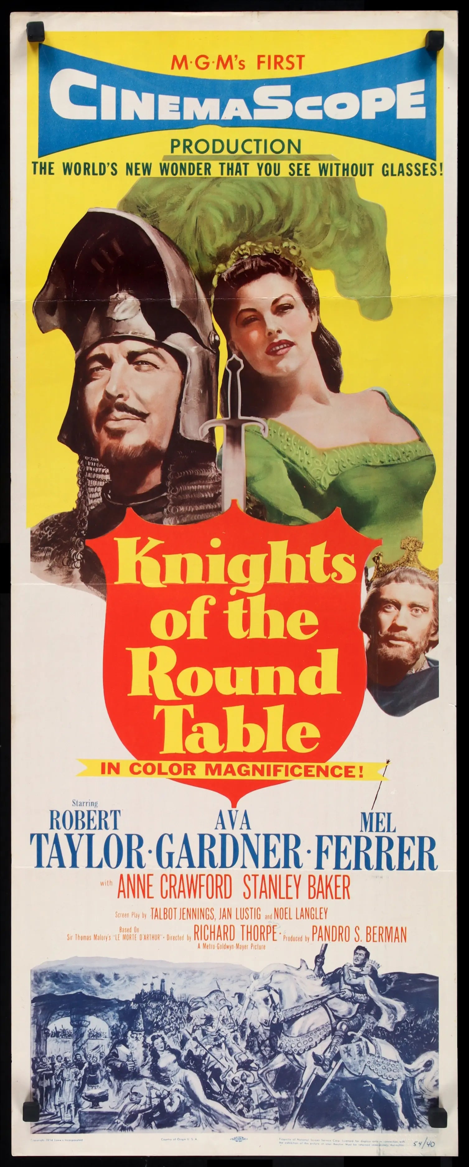 Knights of the Round Table (1954) original movie poster for sale at Originalfilmart