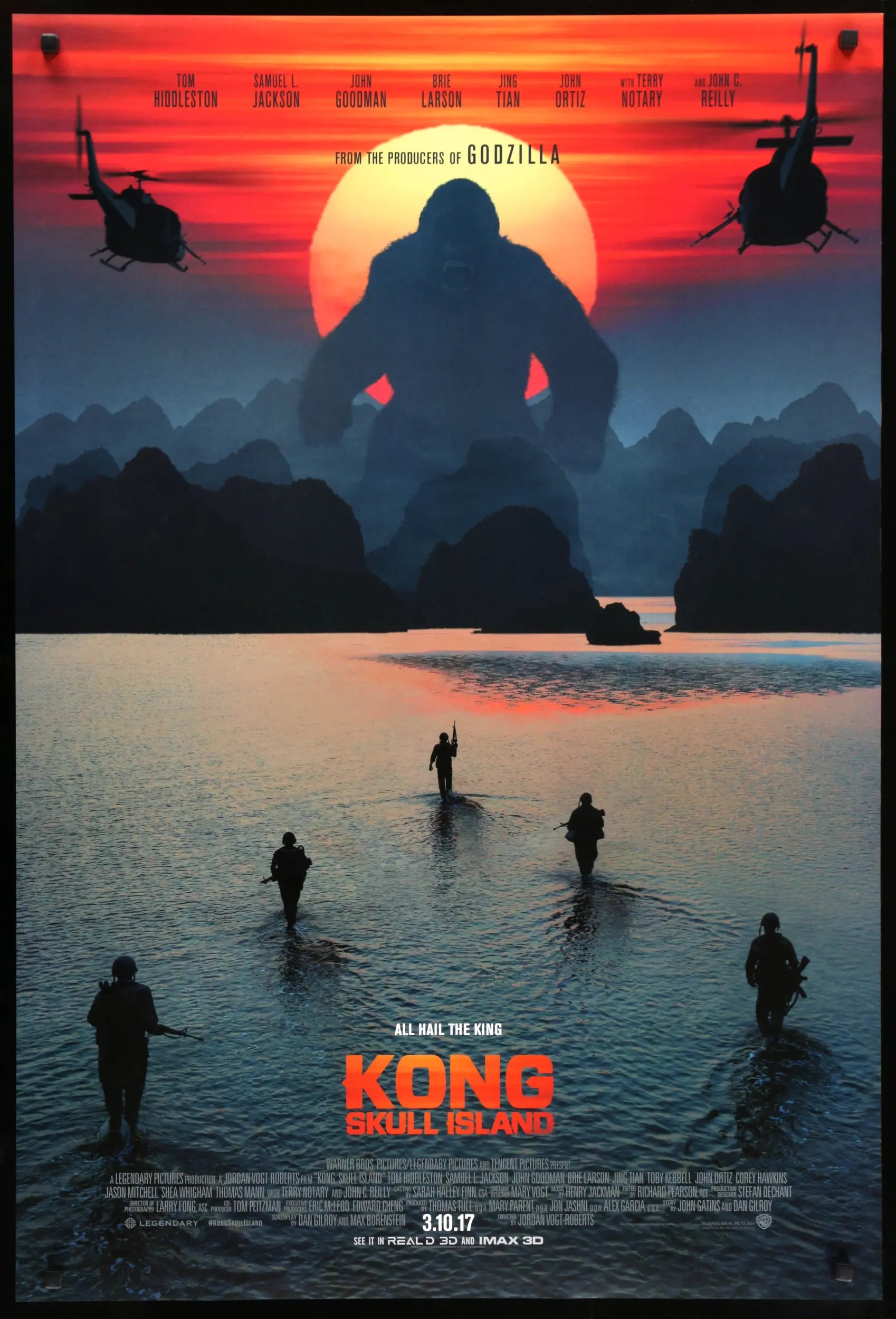 Kong: Skull Island (2017) original movie poster for sale at Originalfilmart