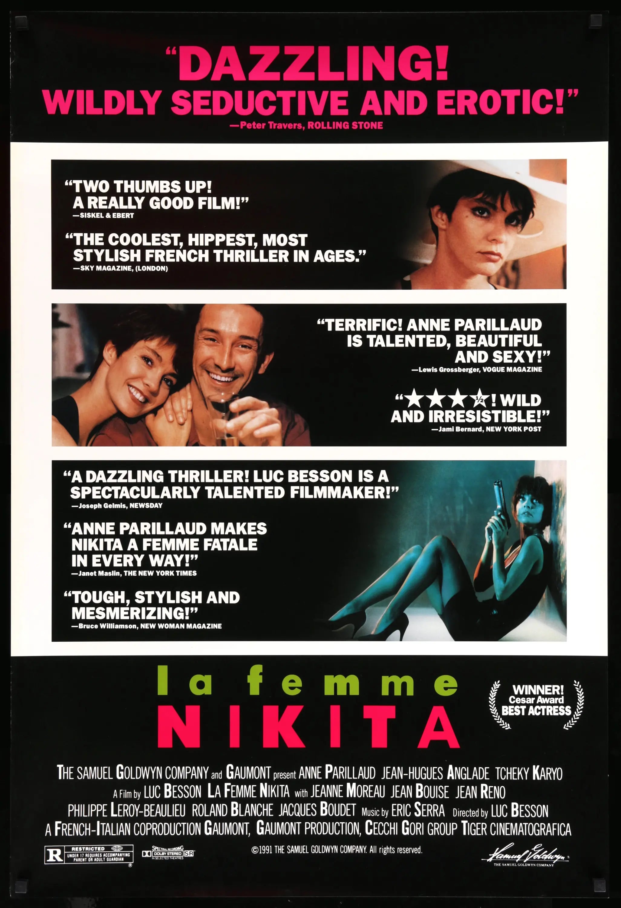 La Femme Nikita (1990) original movie poster for sale at Originalfilmart