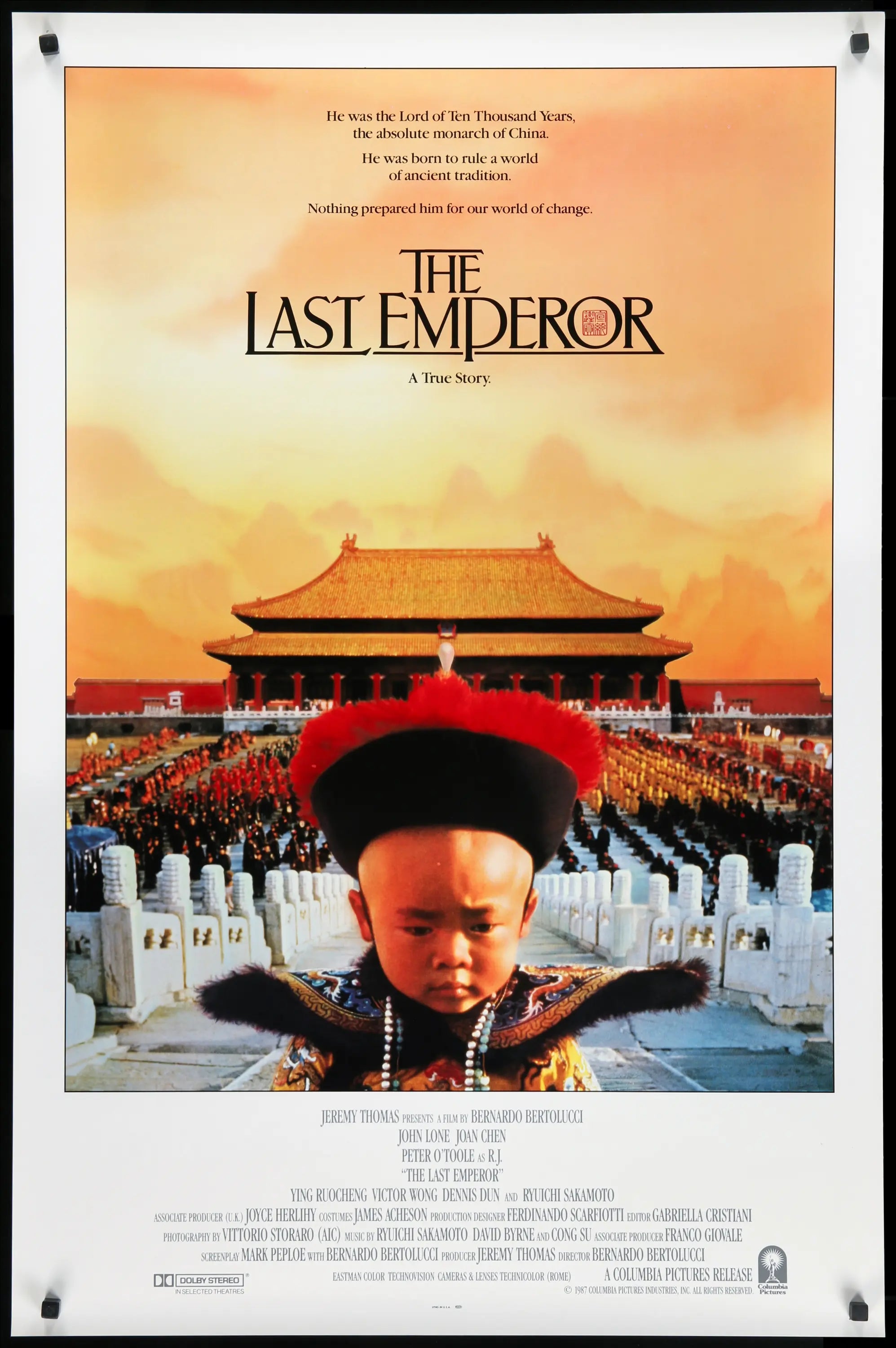 Last Emperor (1987) original movie poster for sale at Originalfilmart