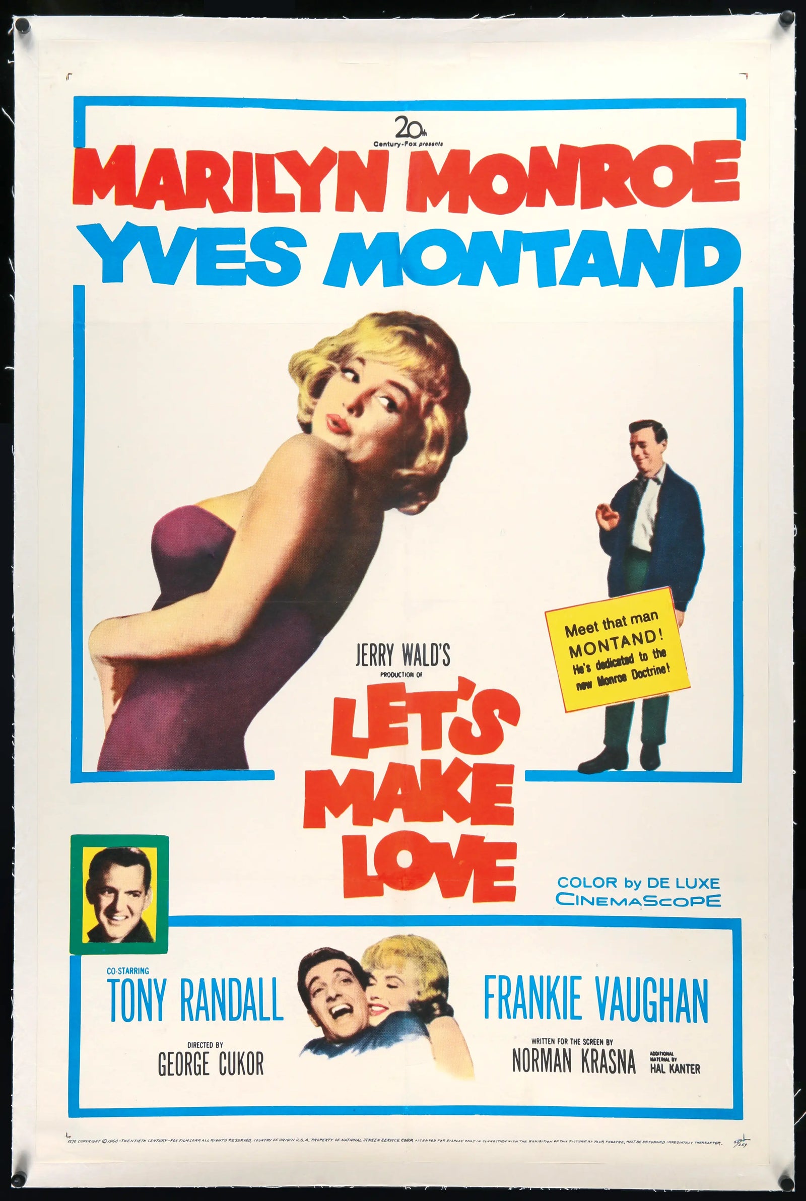 Let's Make Love (1960) original movie poster for sale at Originalfilmart