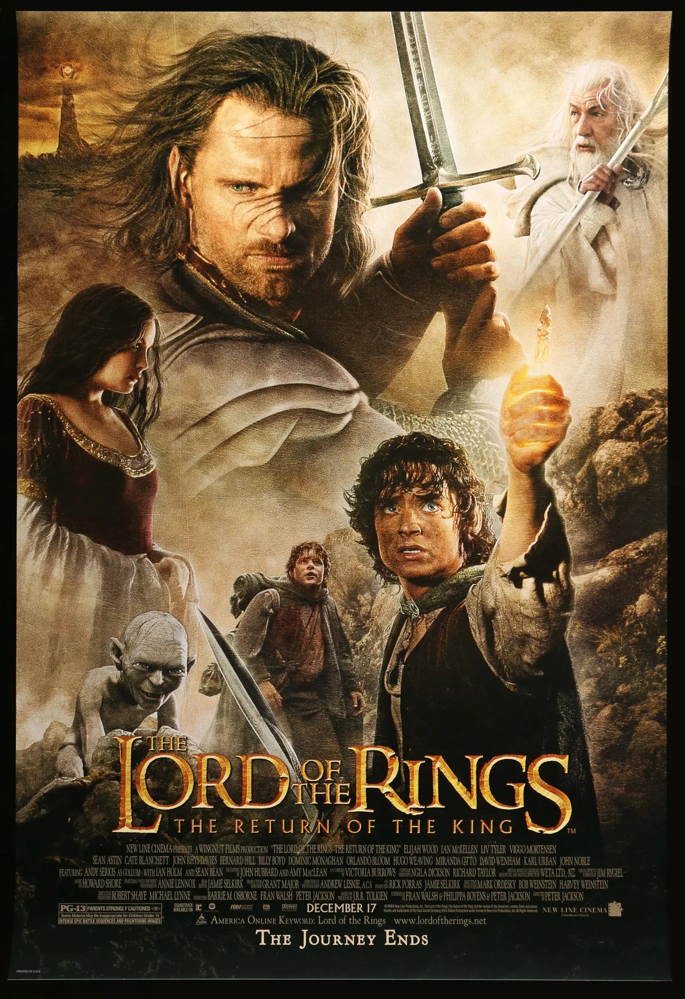 Lord of the Rings: The Return of the King (2003) original movie poster for sale at Originalfilmart