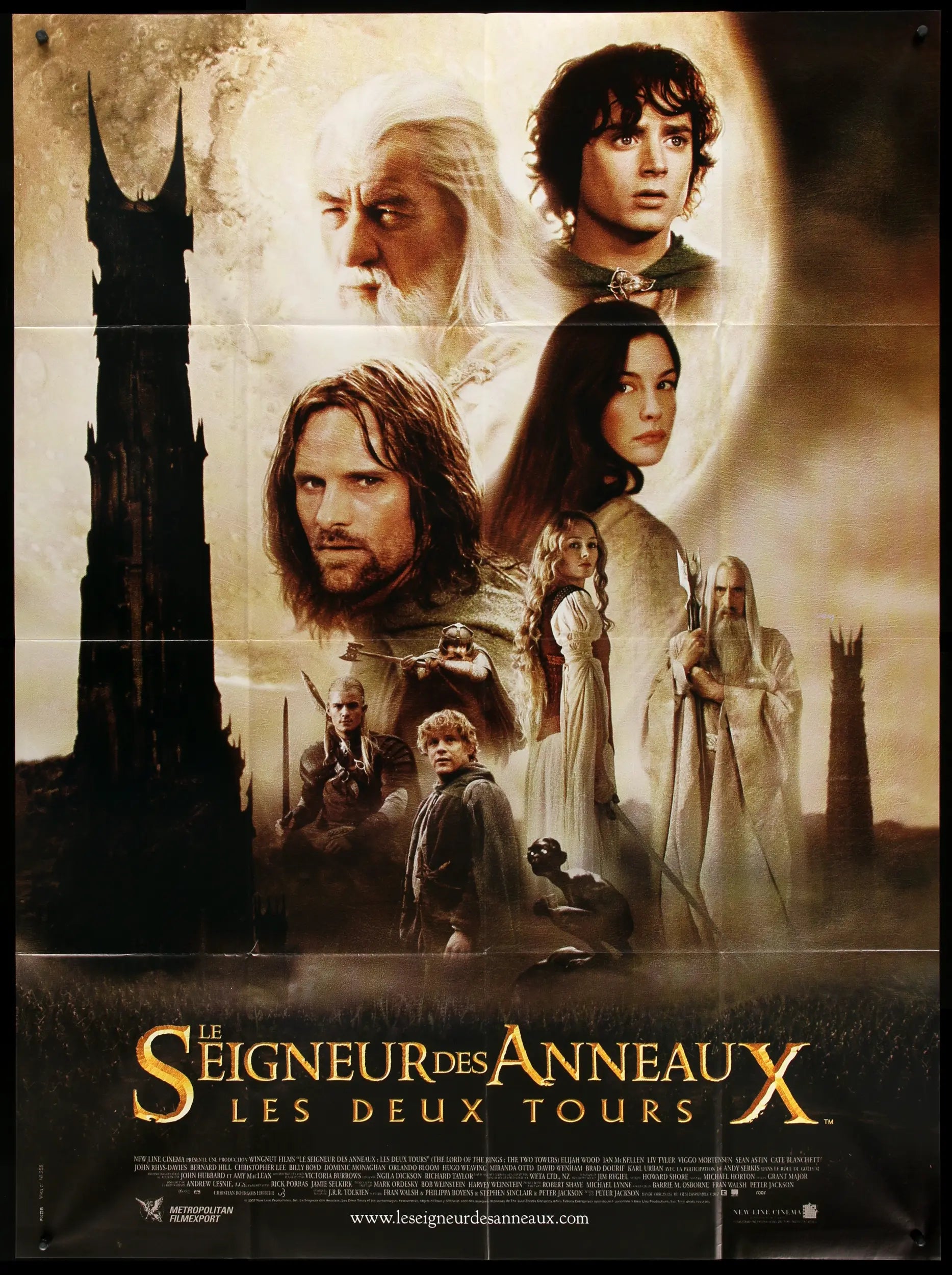 Lord of the Rings: The Two Towers (2002) original movie poster for sale at Originalfilmart