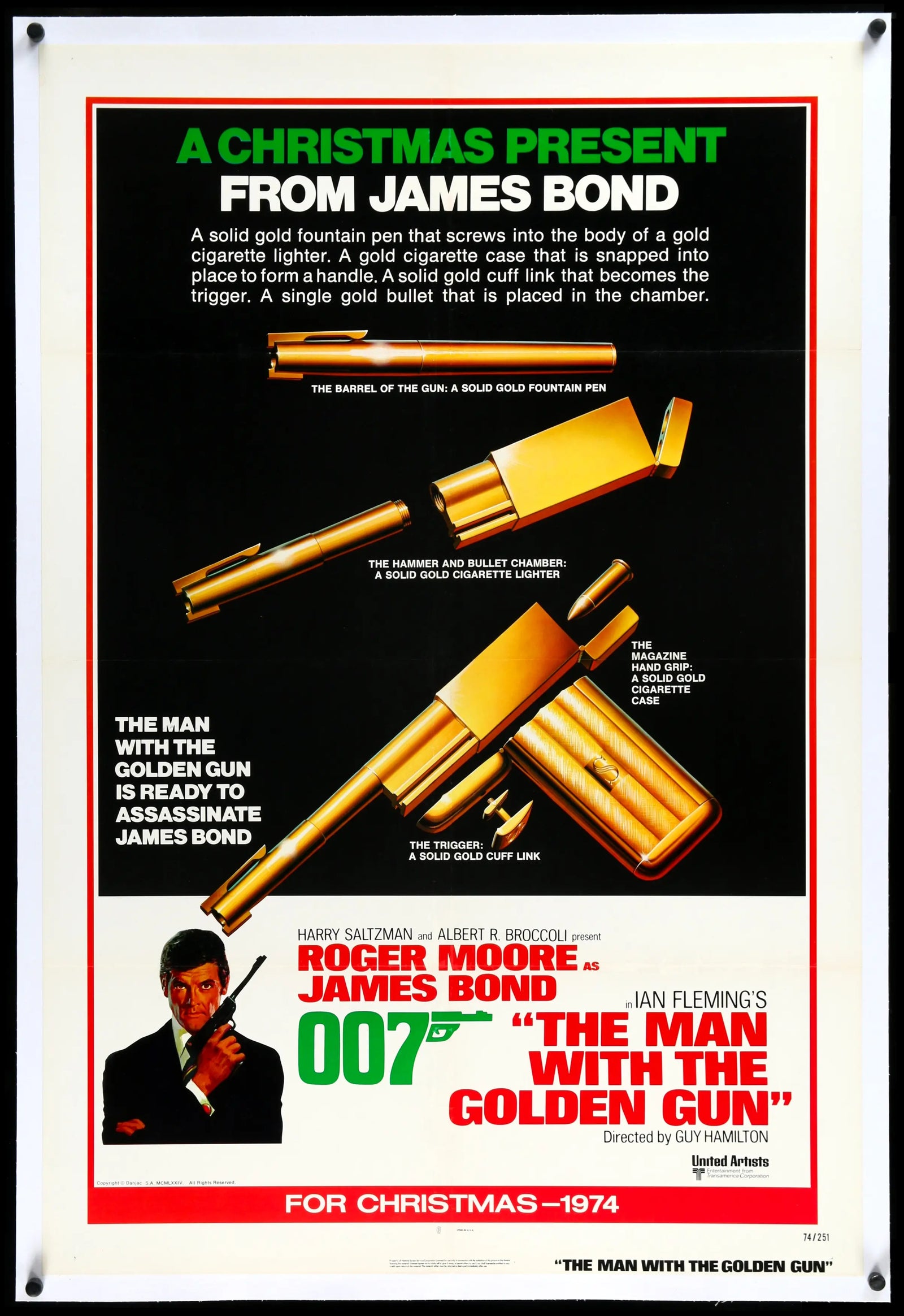 Man with the Golden Gun (1974) original movie poster for sale at Originalfilmart