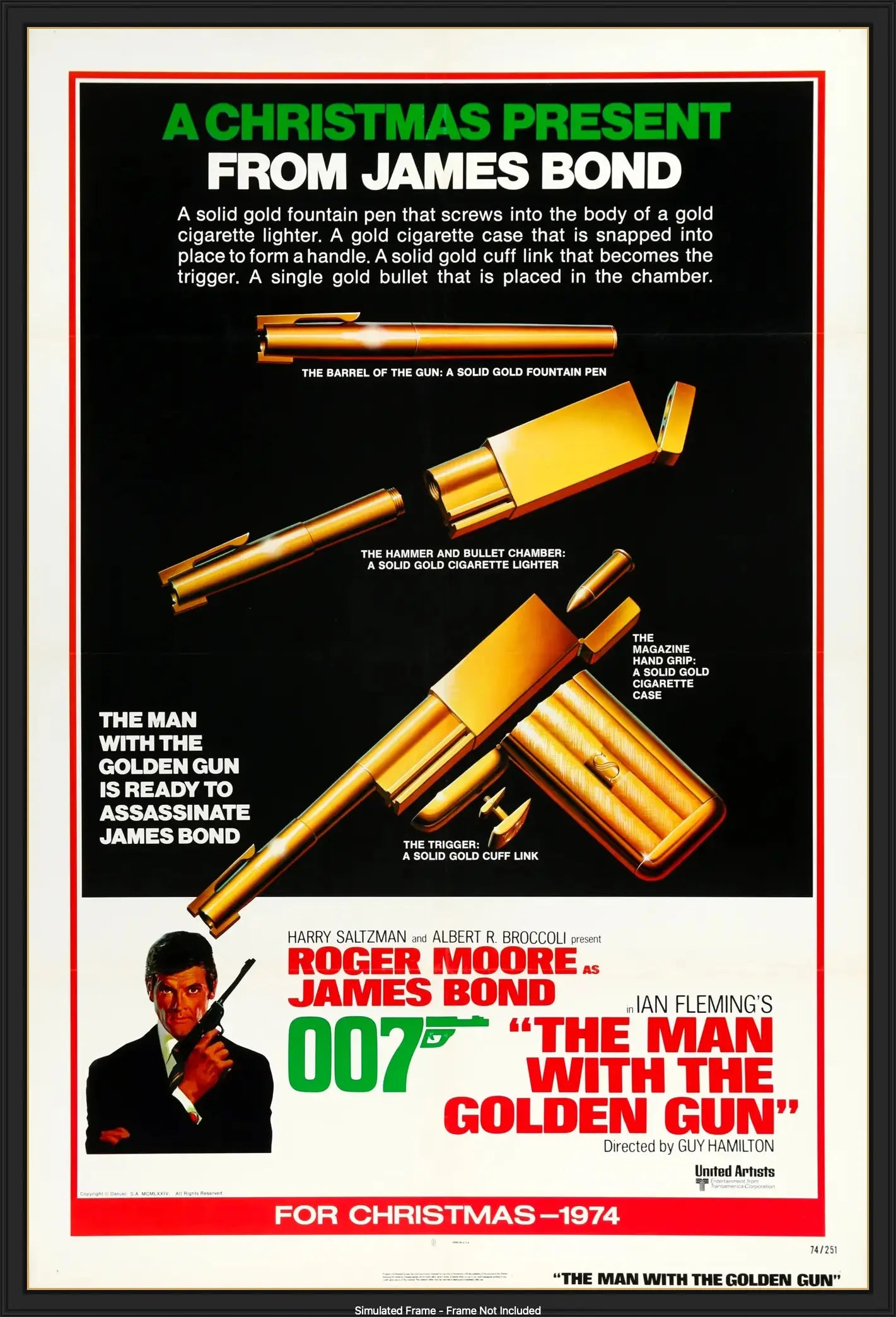 Man with the Golden Gun (1974) original movie poster for sale at Originalfilmart