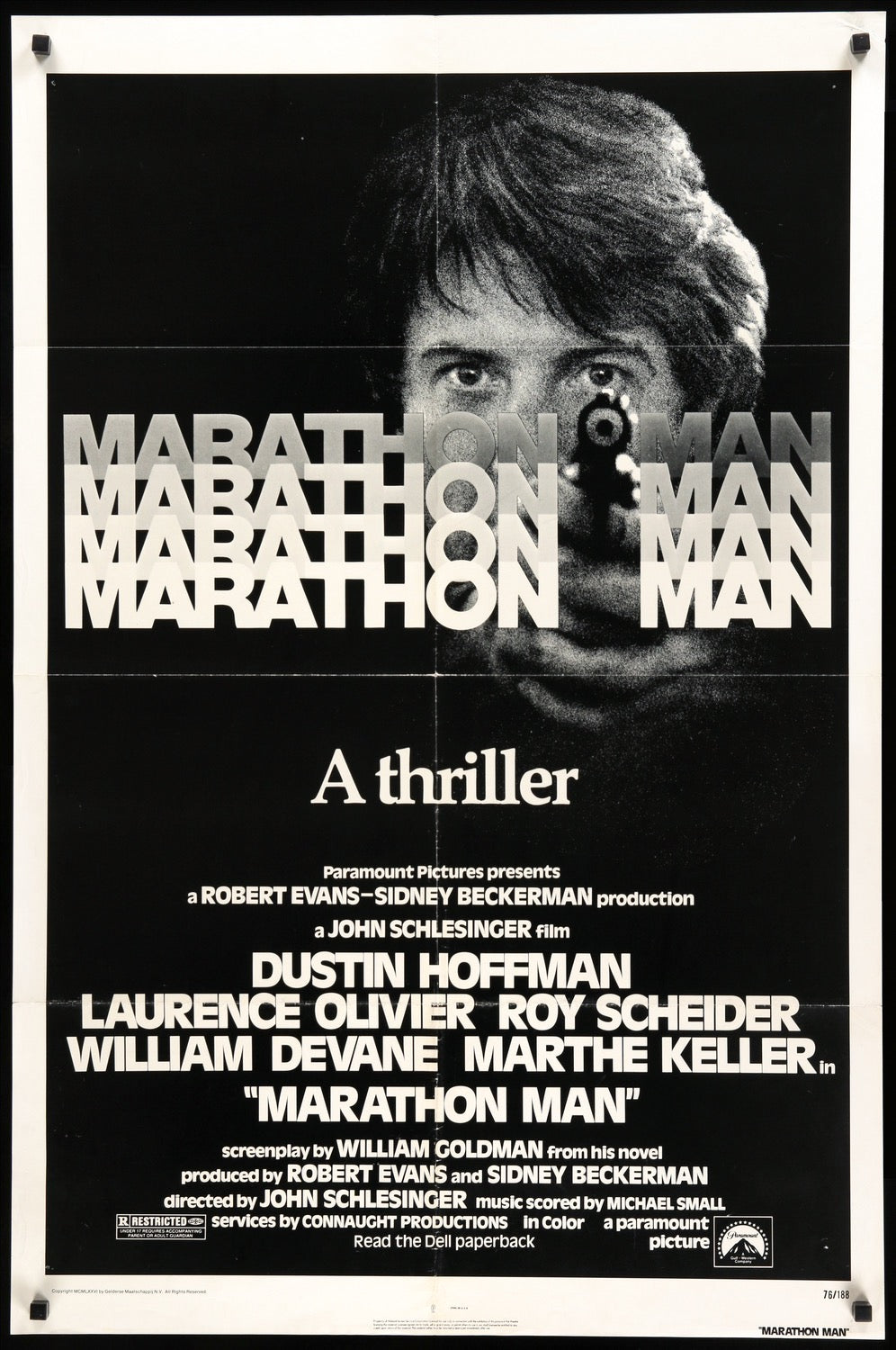 Marathon Man (1976) original movie poster for sale at Originalfilmart
