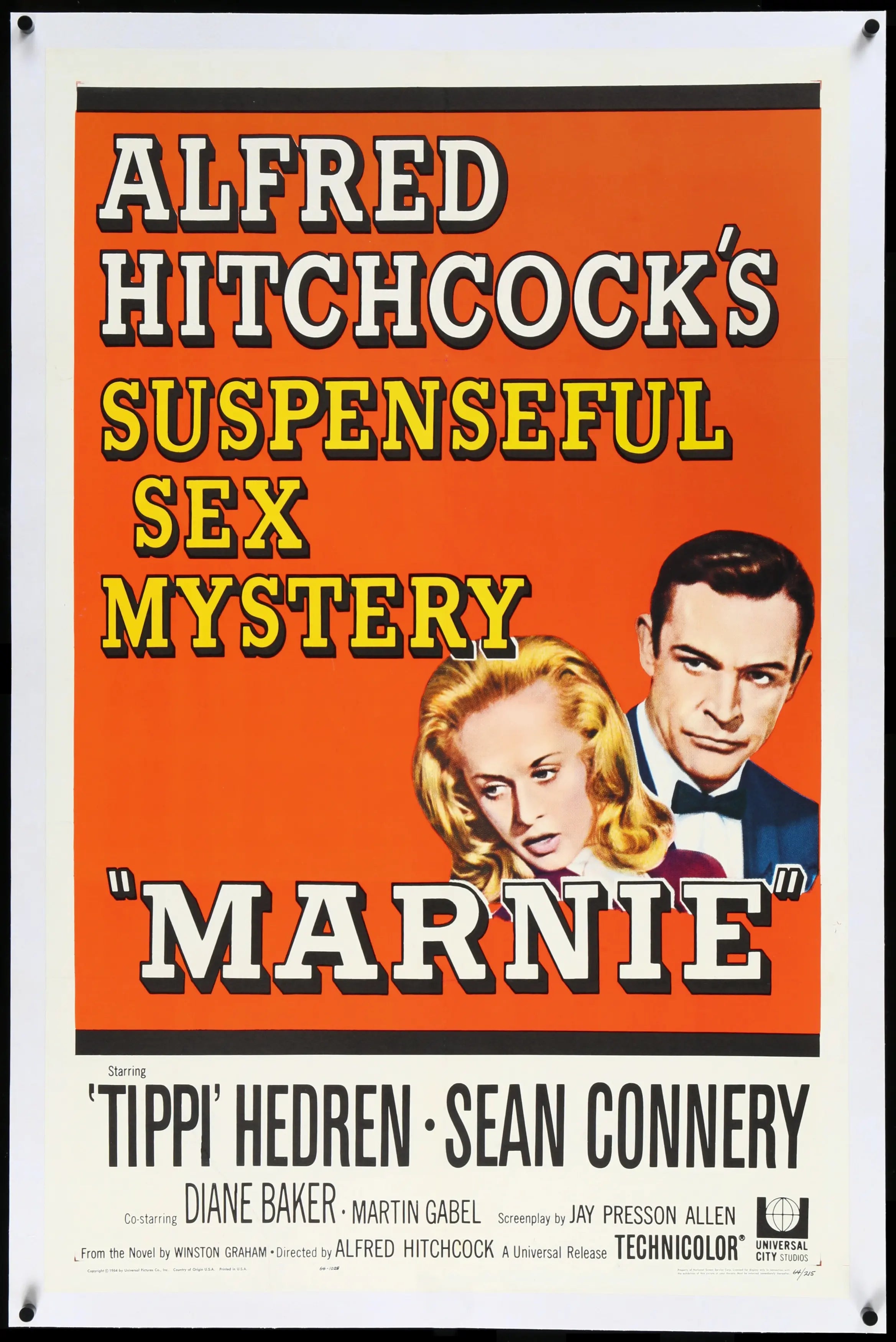 Marnie (1964) original movie poster for sale at Originalfilmart
