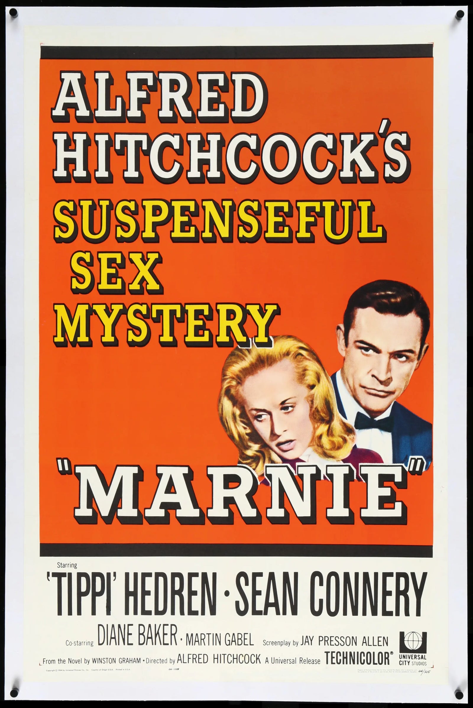 Marnie (1964) original movie poster for sale at Originalfilmart