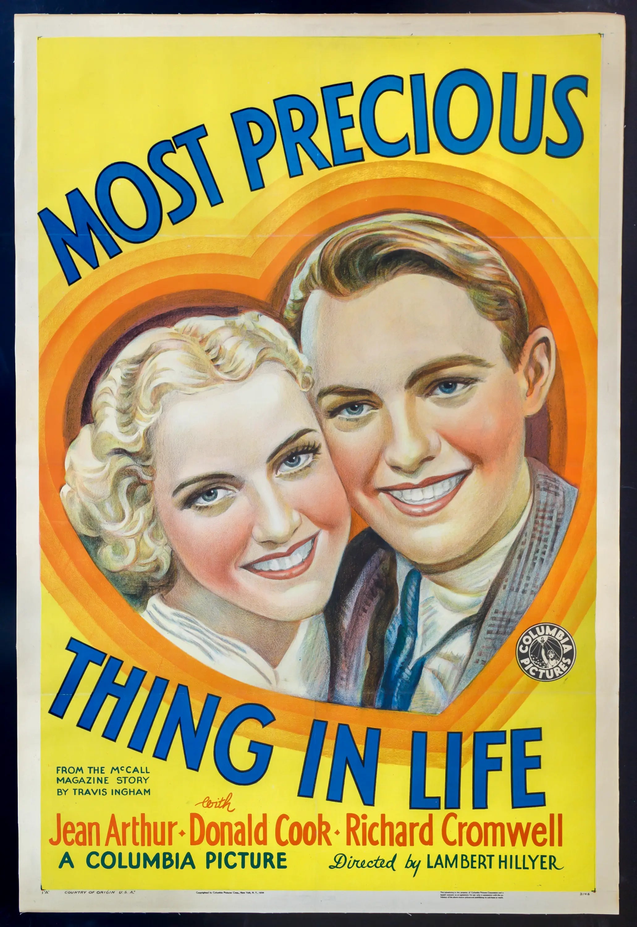 Most Precious Thing in Life (1934) original movie poster for sale at Originalfilmart