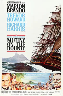 Mutiny On the Bounty (1962) original movie poster for sale at Originalfilmart