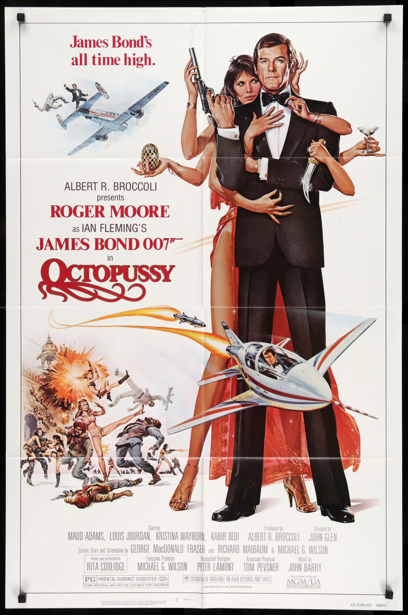 Octopussy (1983) original movie poster for sale at Originalfilmart