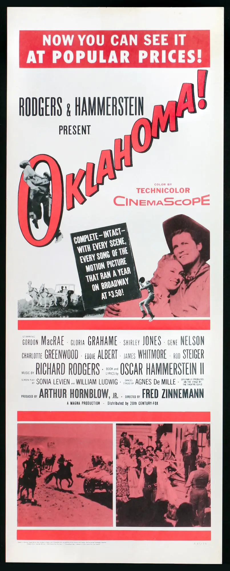 Oklahoma! (1955) original movie poster for sale at Originalfilmart