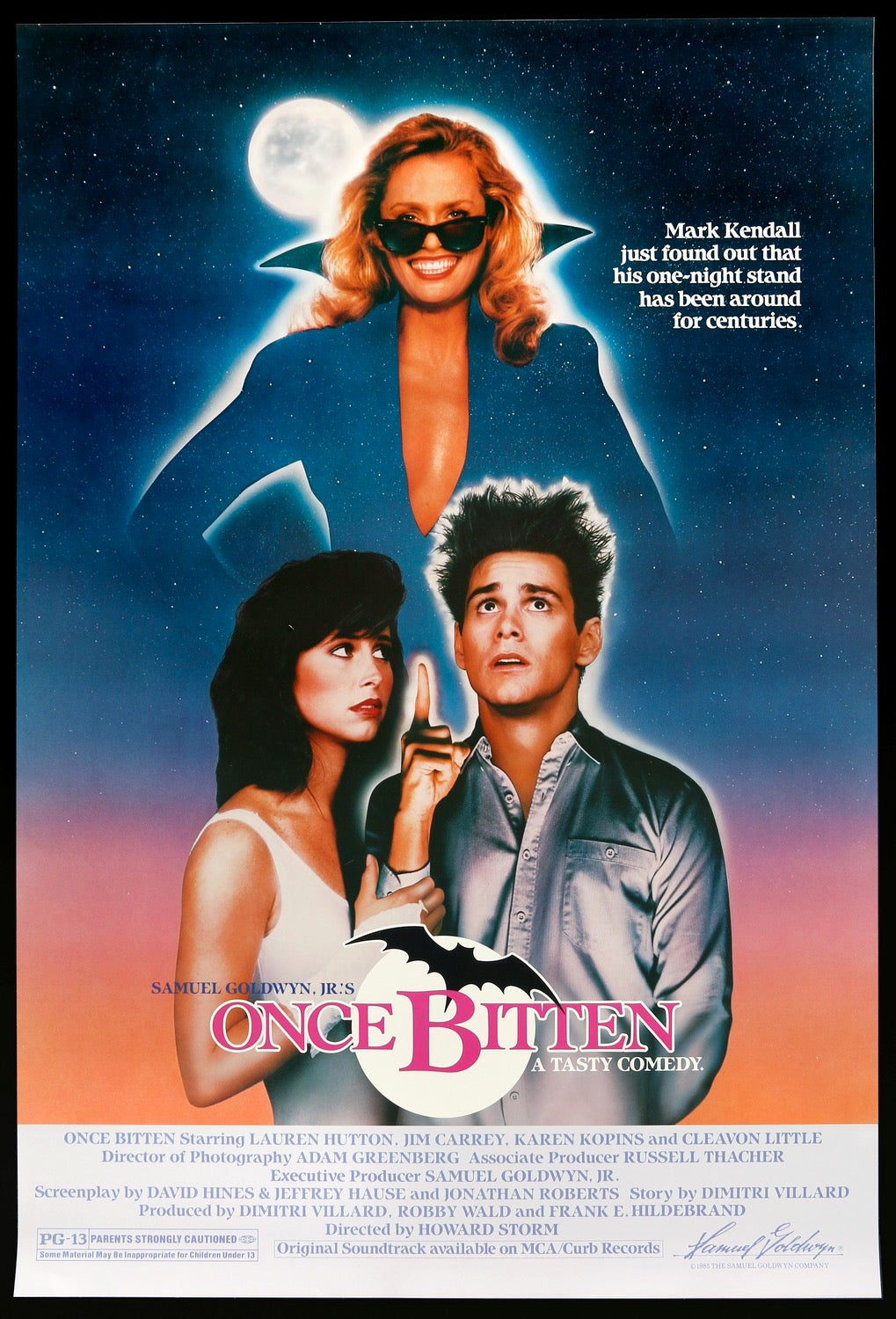 Once Bitten (1985) original movie poster for sale at Originalfilmart