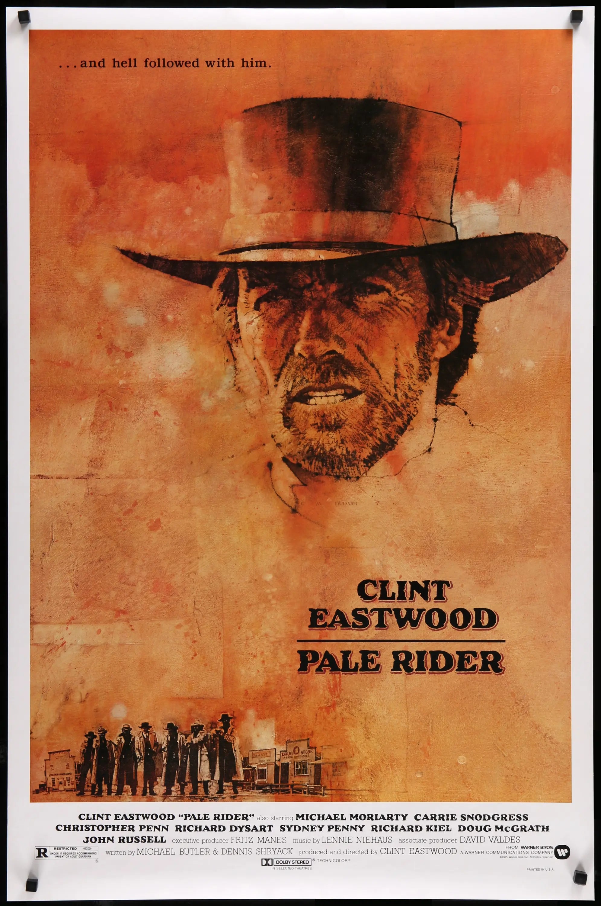 Pale Rider (1985) original movie poster for sale at Originalfilmart