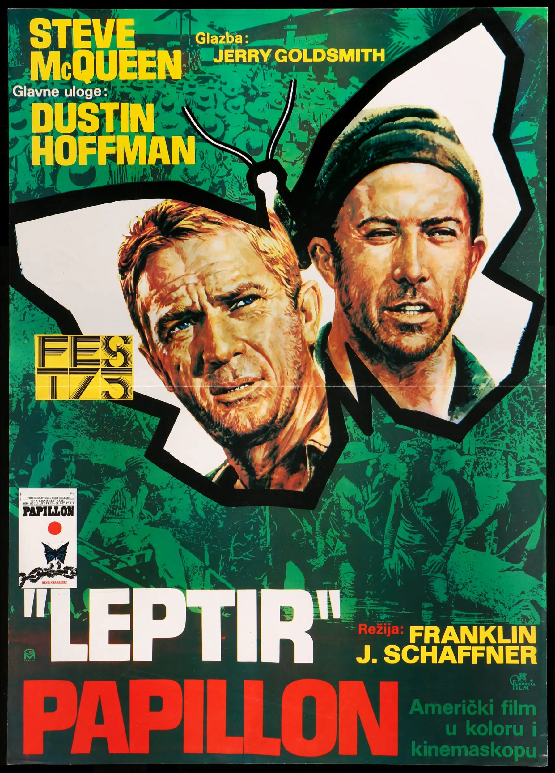 Papillon (1973) original movie poster for sale at Originalfilmart