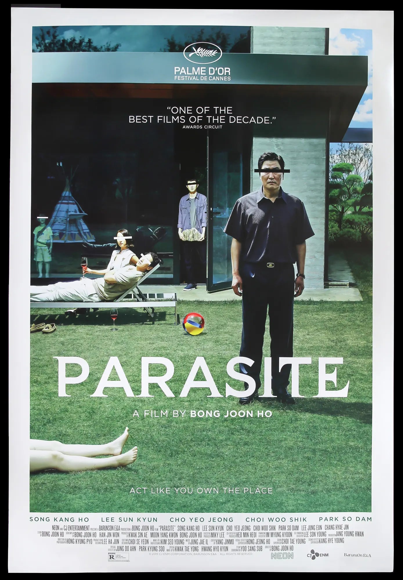 Parasite (2019) original movie poster for sale at Originalfilmart