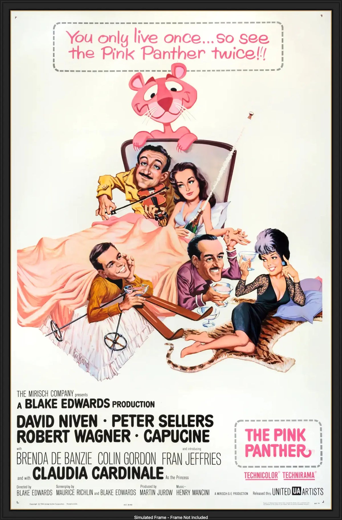 Pink Panther (1963) original movie poster for sale at Originalfilmart