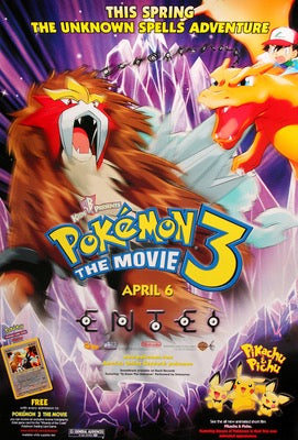 Pokemon 3: The Movie (2001) original movie poster for sale at Originalfilmart