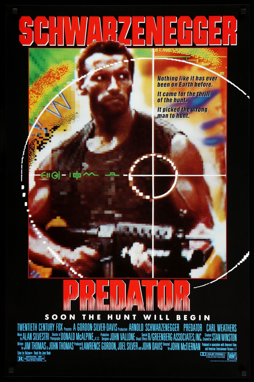Predator (1987) original movie poster for sale at Originalfilmart