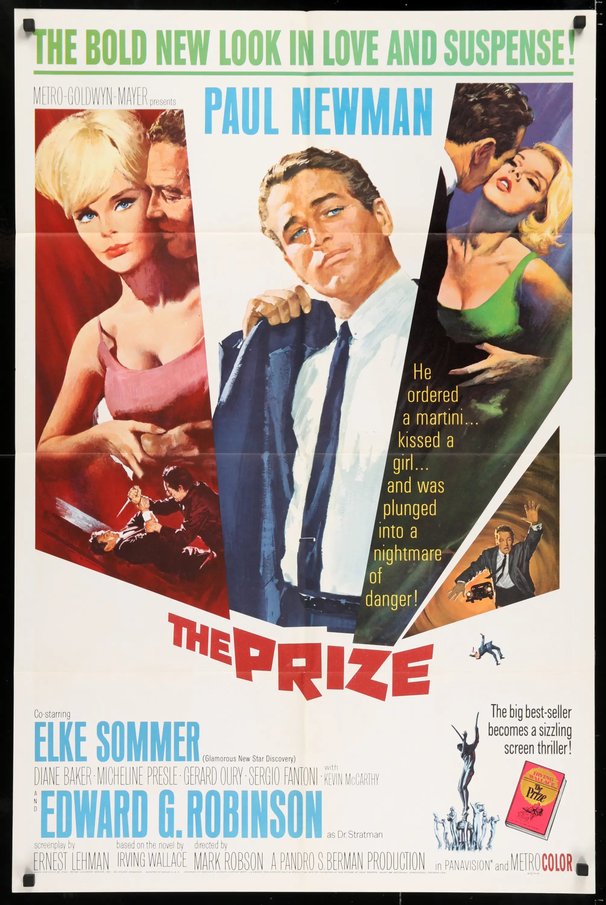 Prize (1963) original movie poster for sale at Originalfilmart