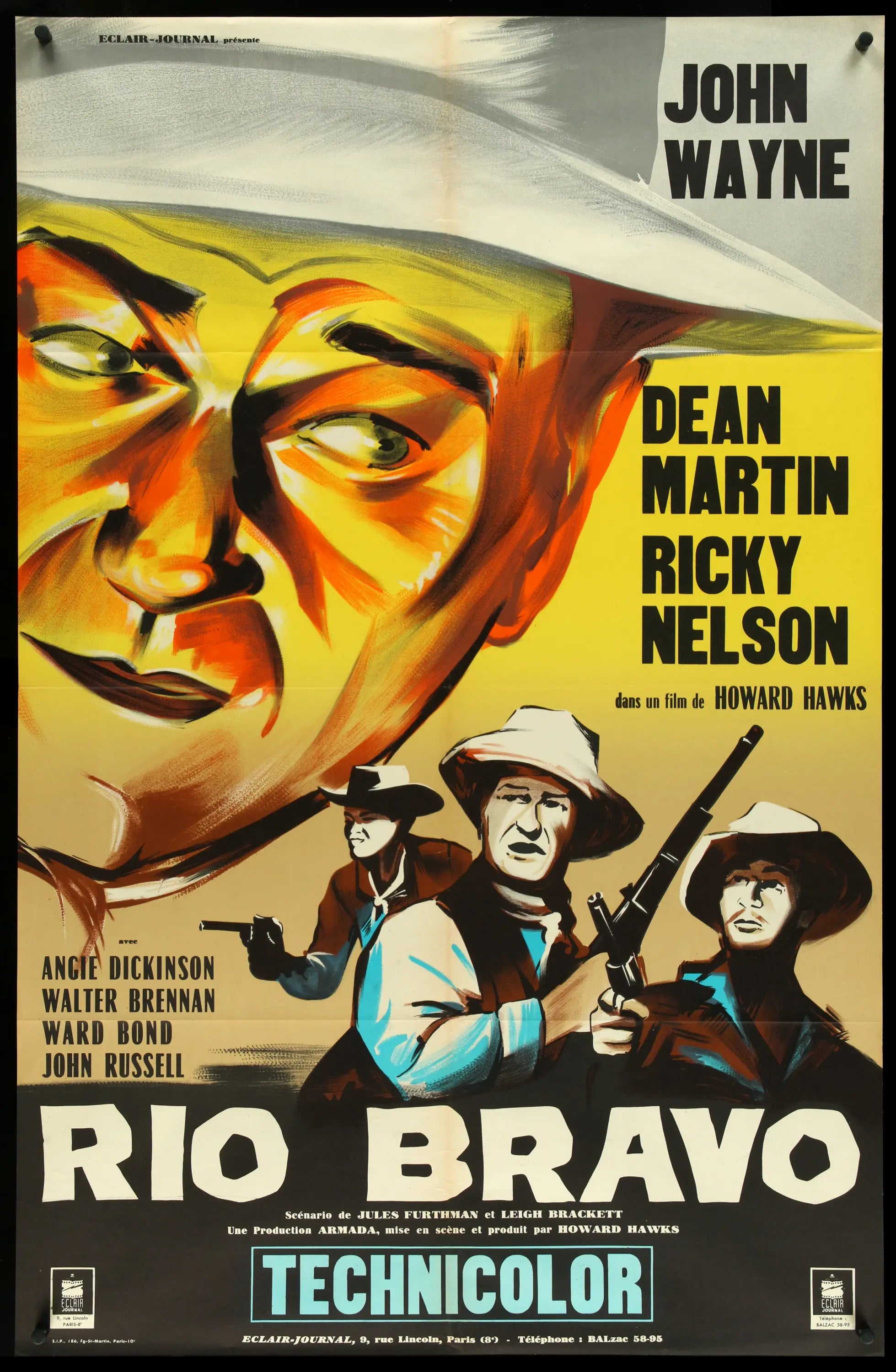 Rio Bravo (1959) original movie poster for sale at Originalfilmart