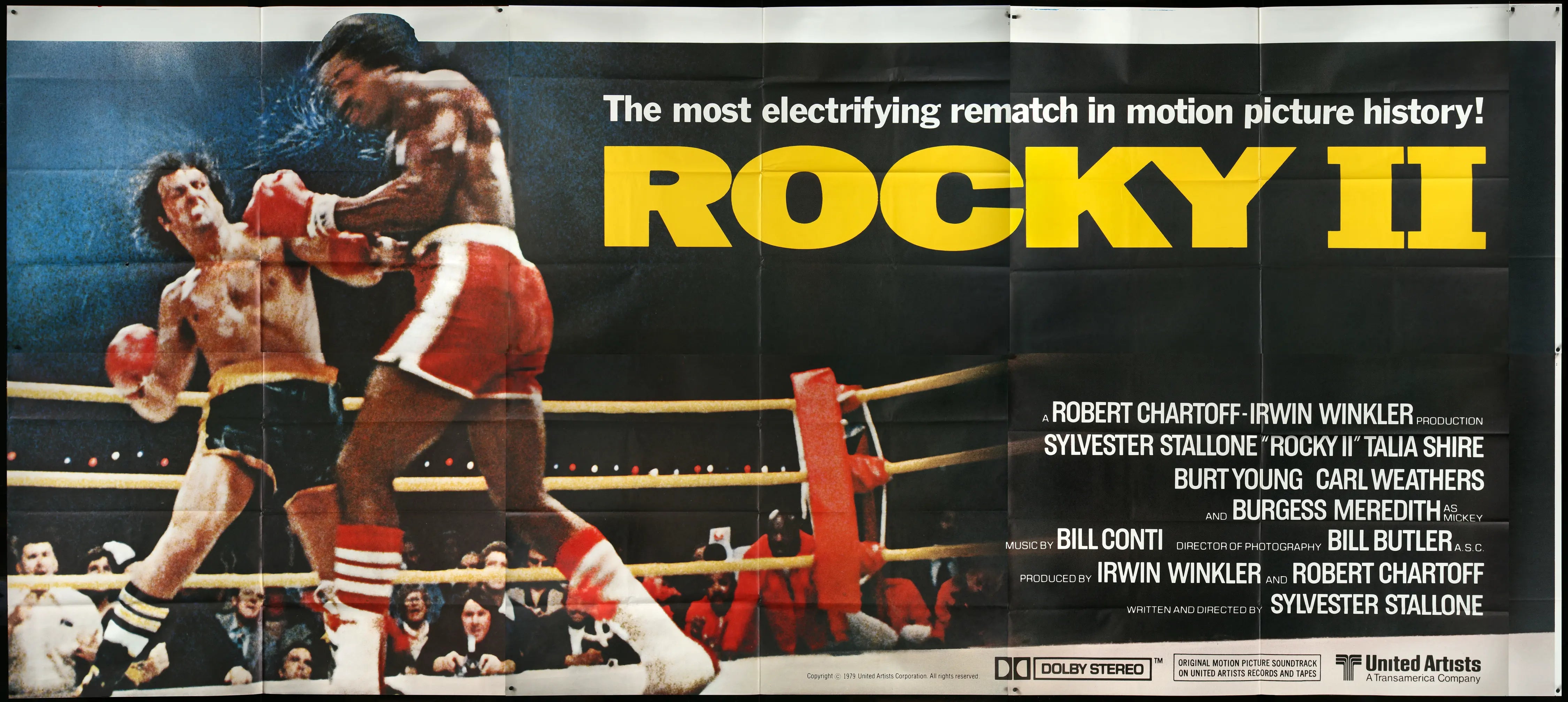 Rocky II (1979) original movie poster for sale at Originalfilmart