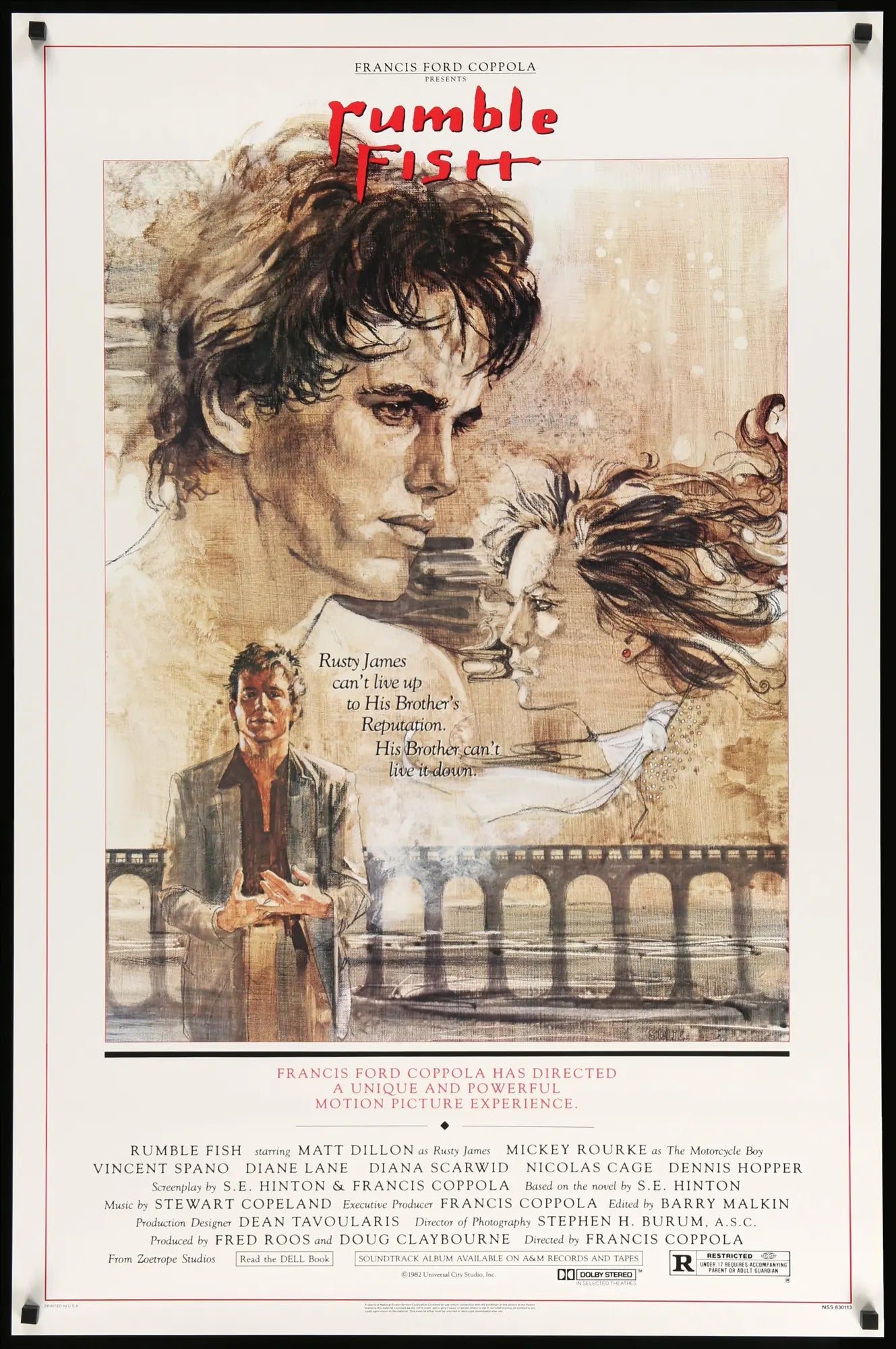 Rumble Fish (1983) original movie poster for sale at Originalfilmart