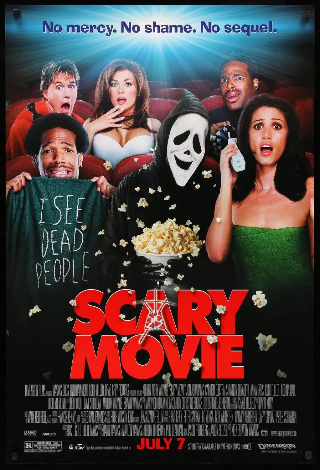 Scary Movie (2000) original movie poster for sale at Originalfilmart