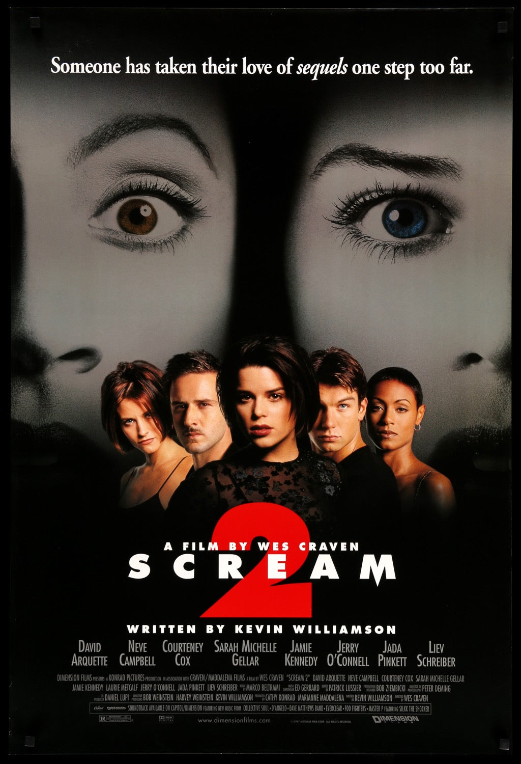 Scream 2 (1997) original movie poster for sale at Originalfilmart