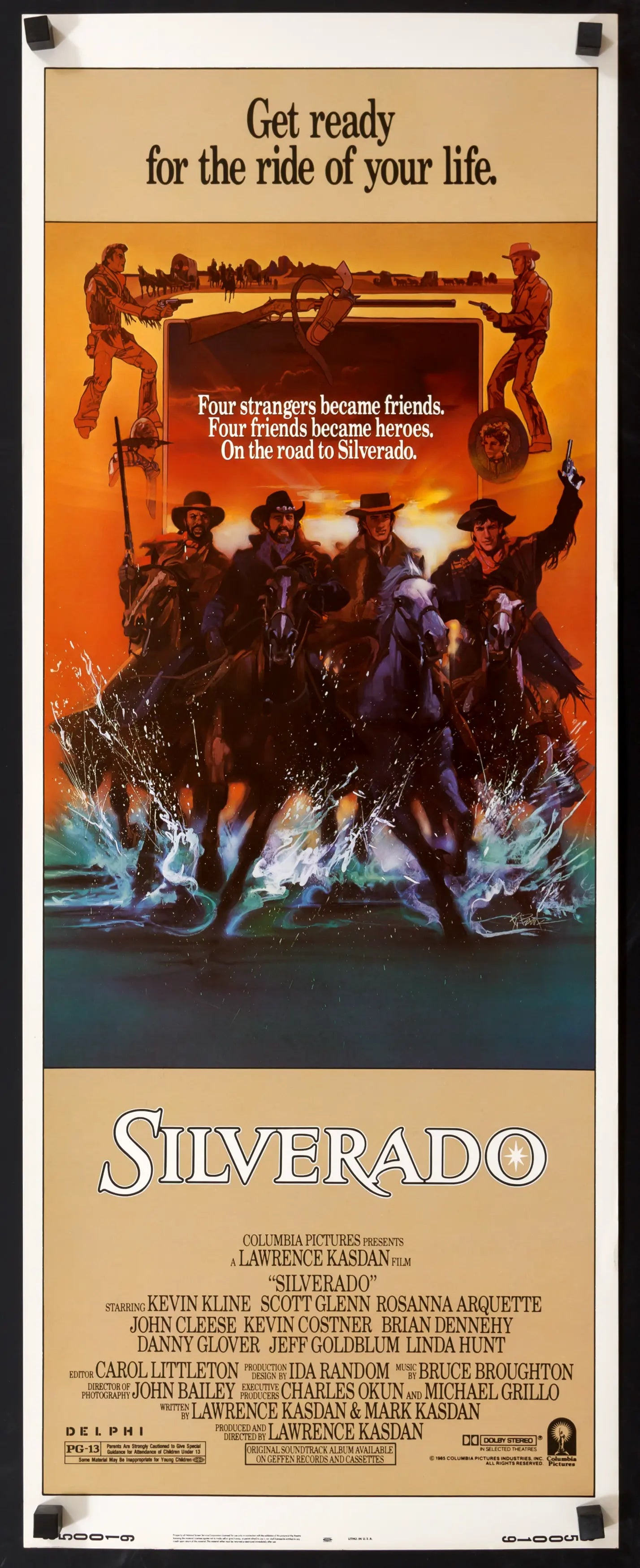 Silverado (1985) original movie poster for sale at Originalfilmart
