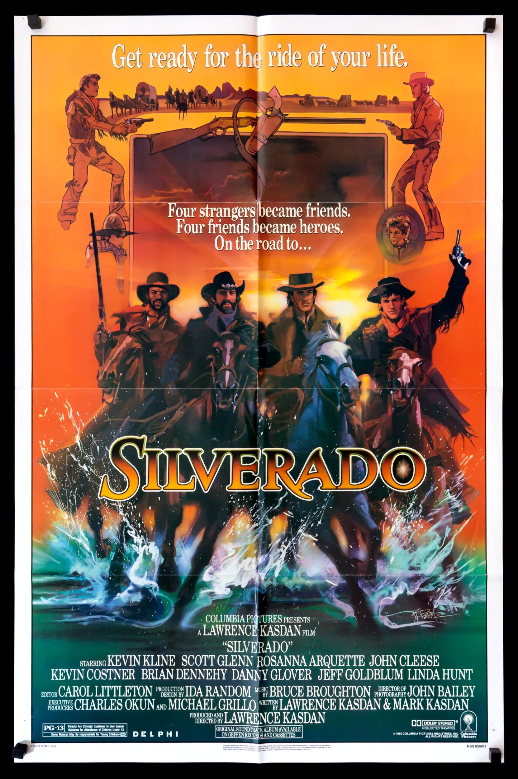 Silverado (1985) original movie poster for sale at Originalfilmart
