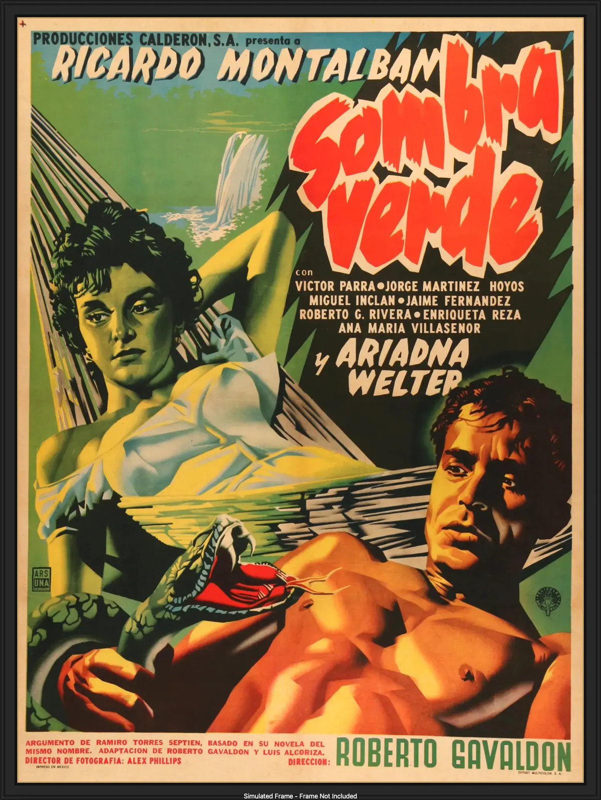 Sombra Verde (1954) original movie poster for sale at Originalfilmart