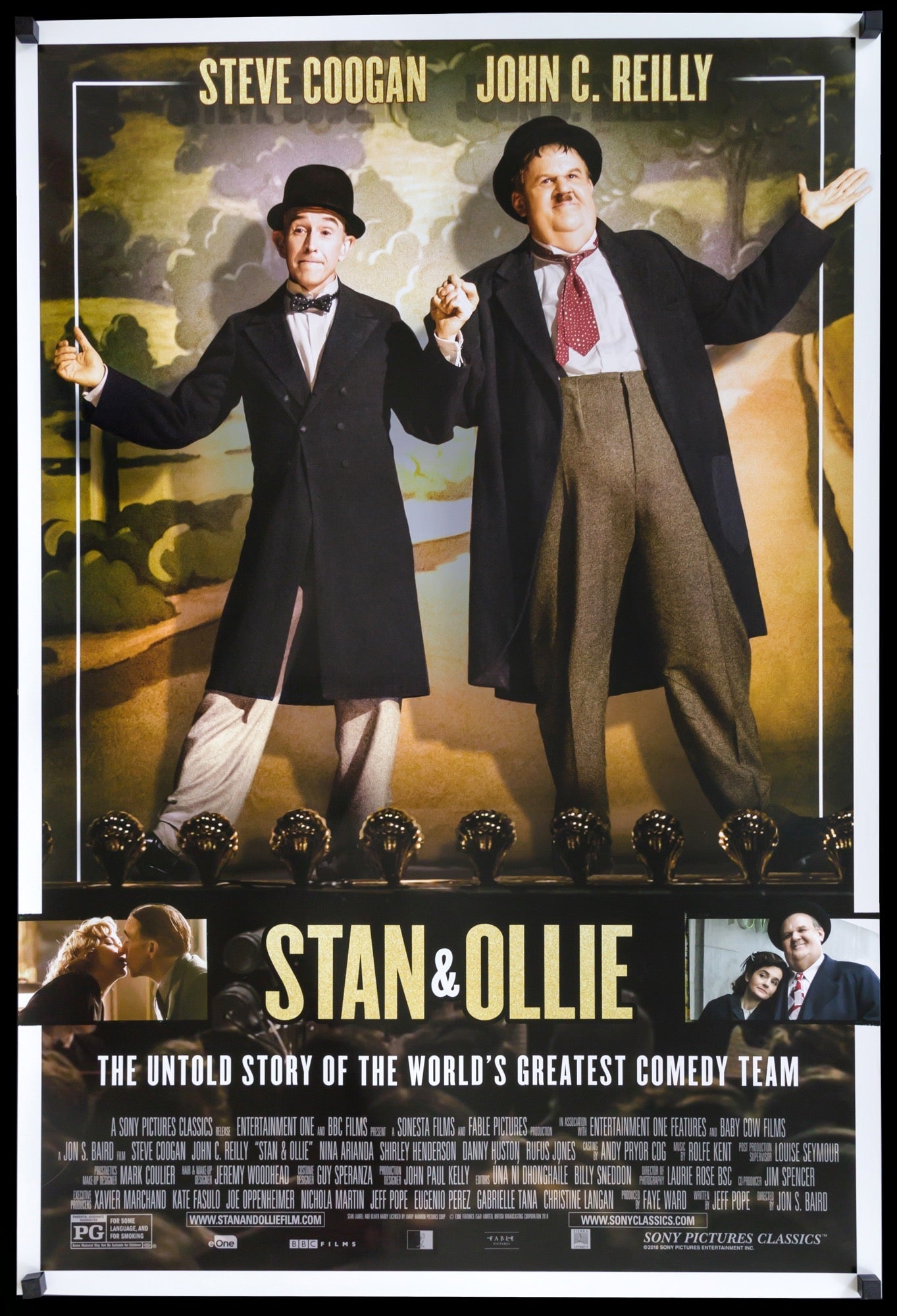 Stan &amp; Ollie (2018) original movie poster for sale at Originalfilmart