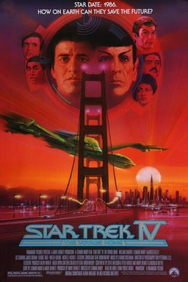 Star Trek IV: The Voyage Home (1986) original movie poster for sale at Originalfilmart