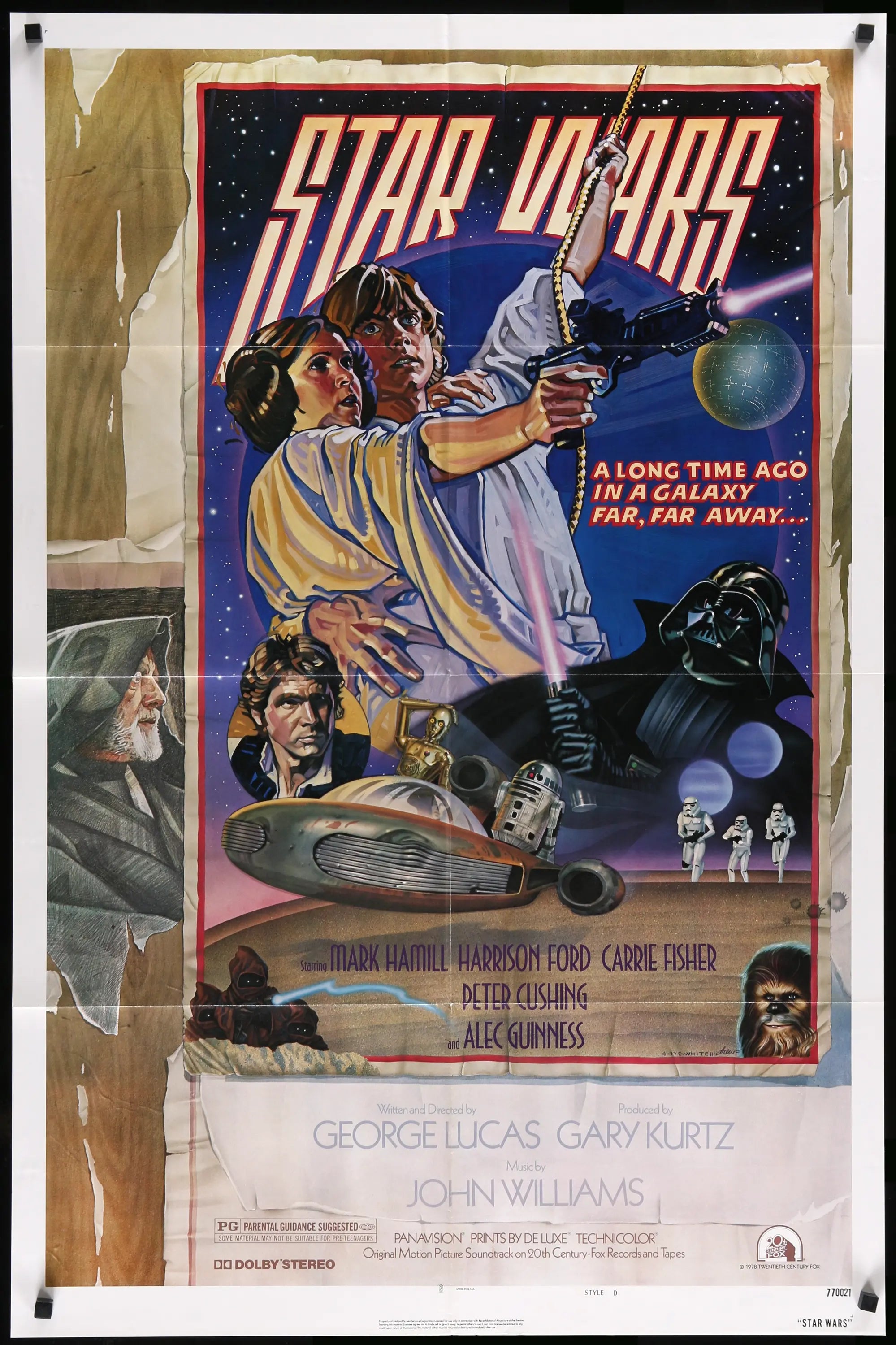 Star Wars (1977) original movie poster for sale at Originalfilmart