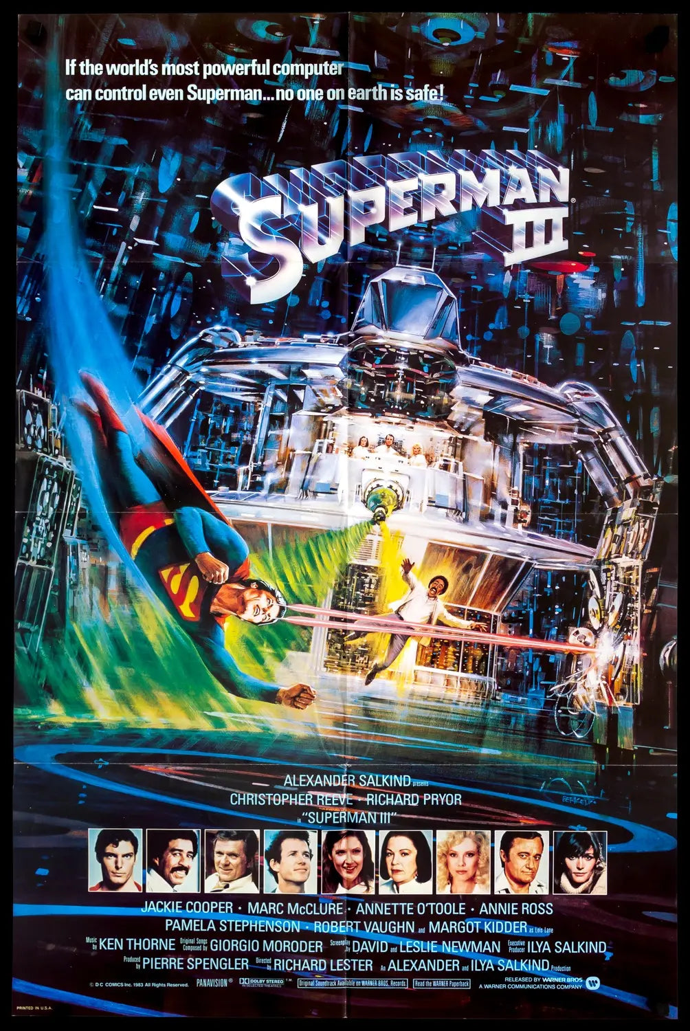 Superman III (1983) original movie poster for sale at Originalfilmart