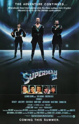 Superman II (1980) original movie poster for sale at Originalfilmart