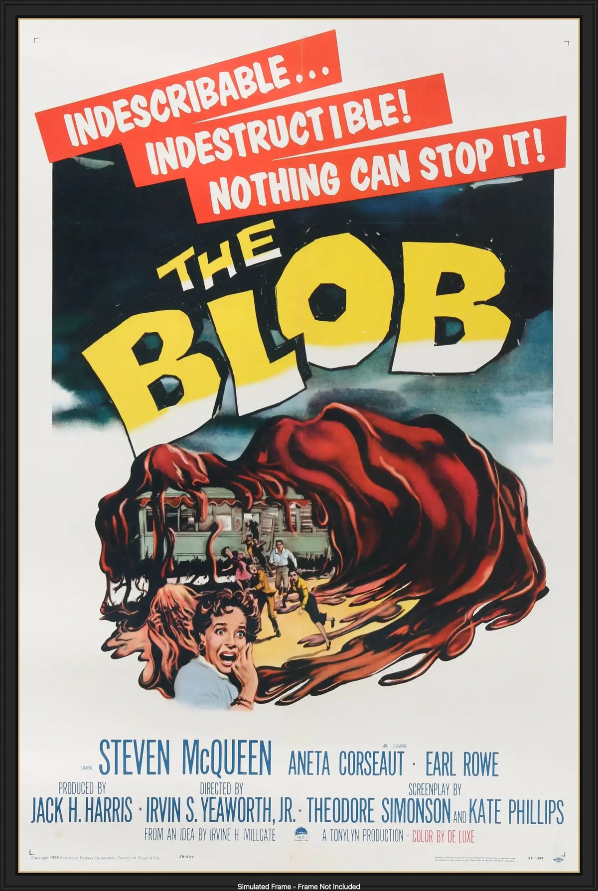 Blob (1958) original movie poster for sale at Originalfilmart