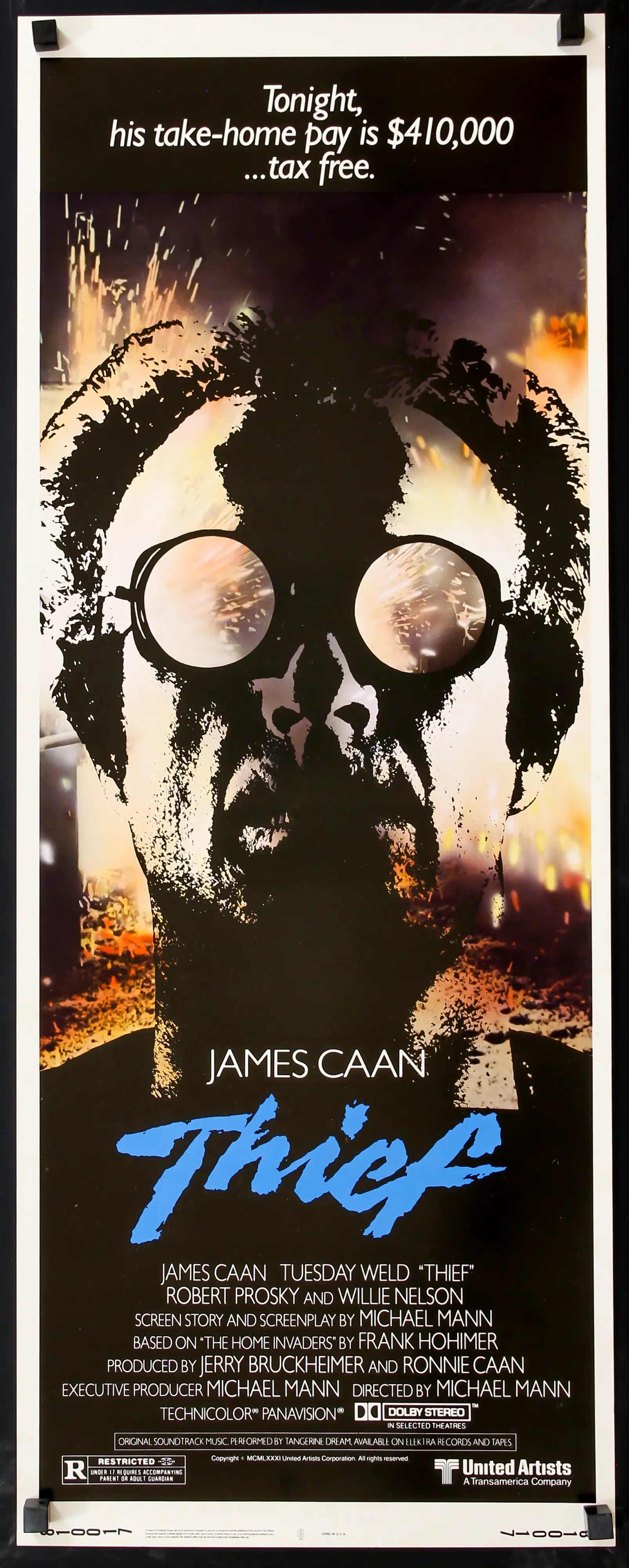 Thief (1981) original movie poster for sale at Originalfilmart