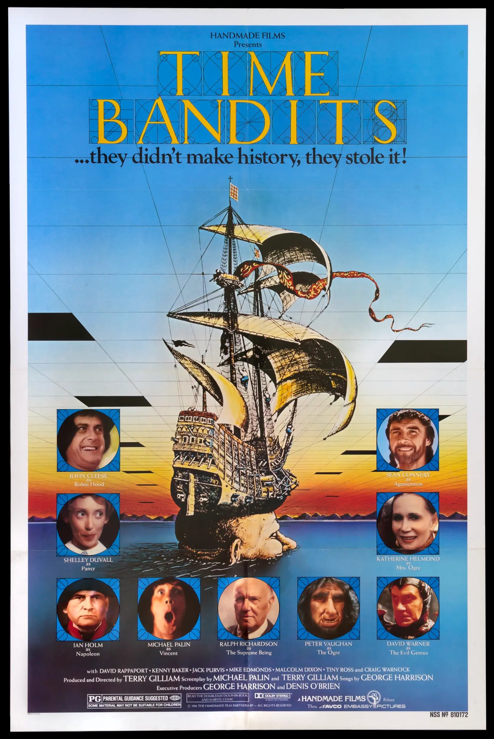 Time Bandits (1981) original movie poster for sale at Originalfilmart