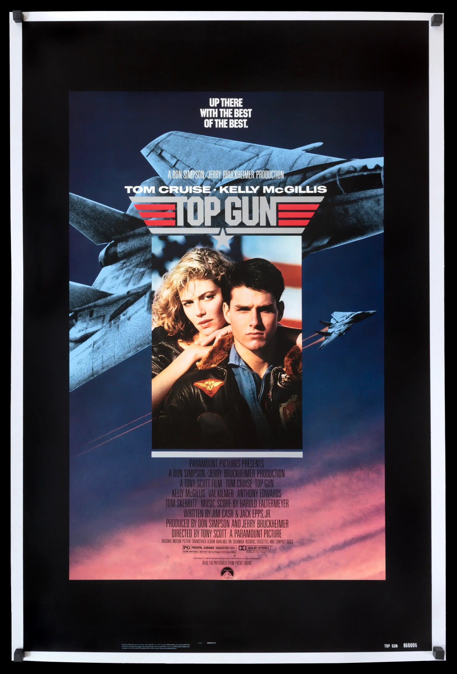 Top Gun (1986) original movie poster for sale at Originalfilmart