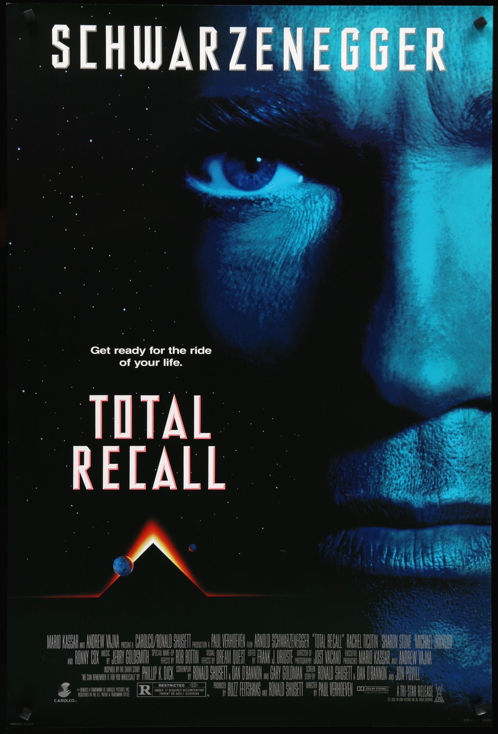 Total Recall (1990) original movie poster for sale at Originalfilmart