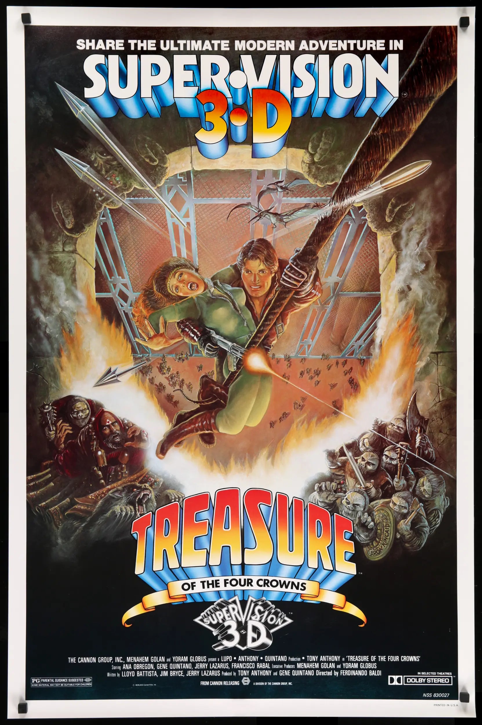 Treasure of the Four Crowns (1983) original movie poster for sale at Originalfilmart