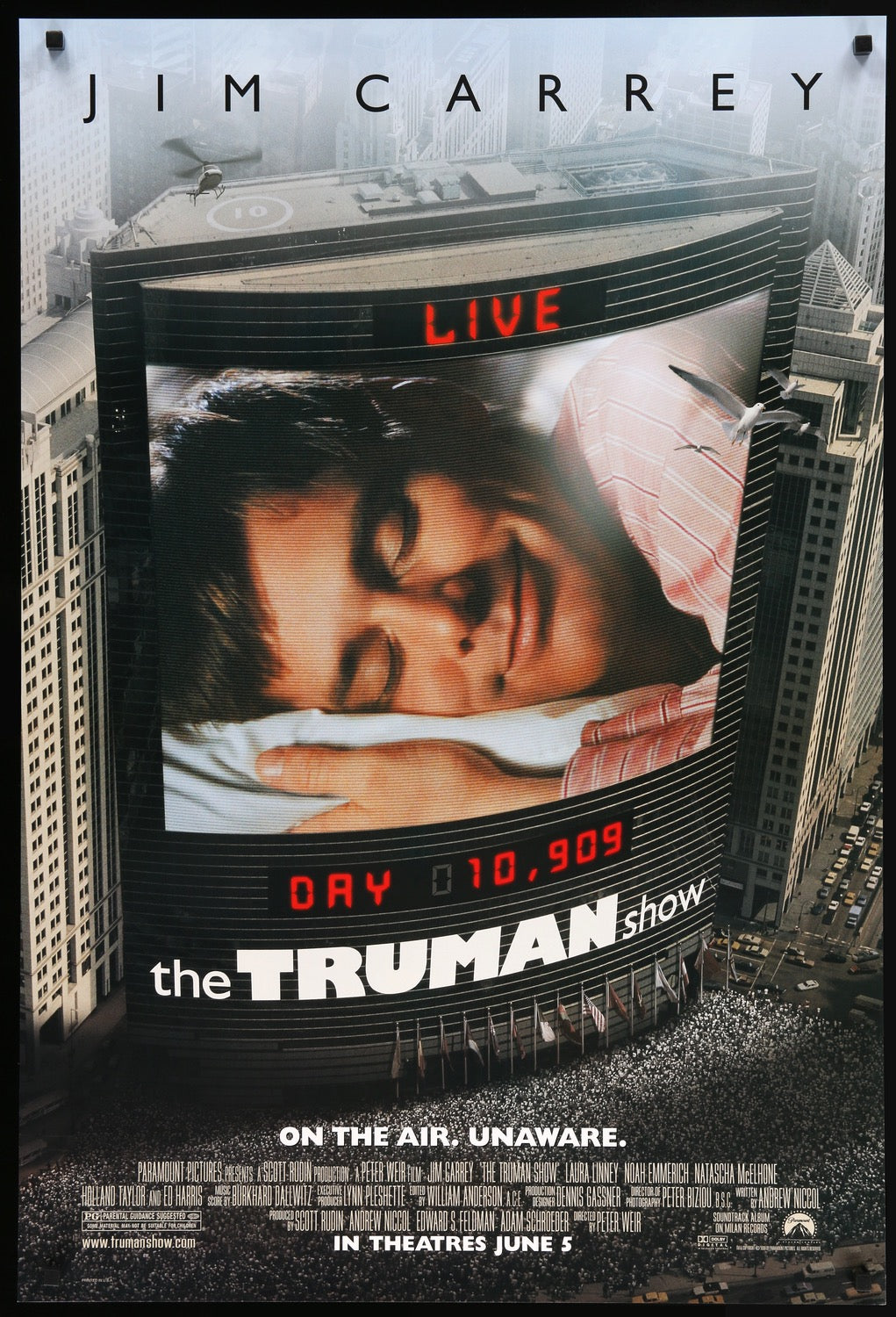 Truman Show (1998) original movie poster for sale at Originalfilmart